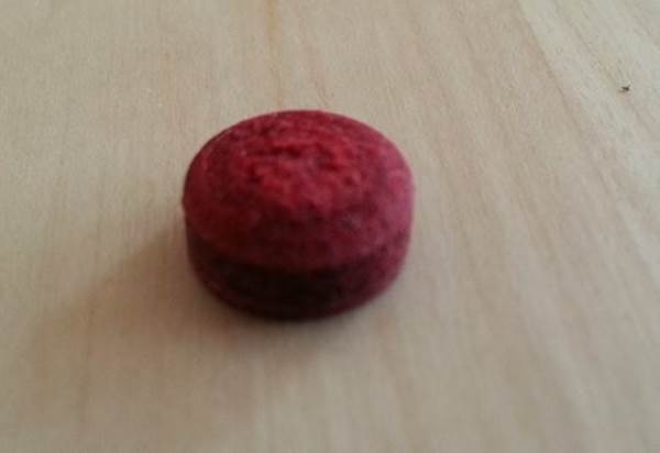 Leder O`Min rot 11mm Hart